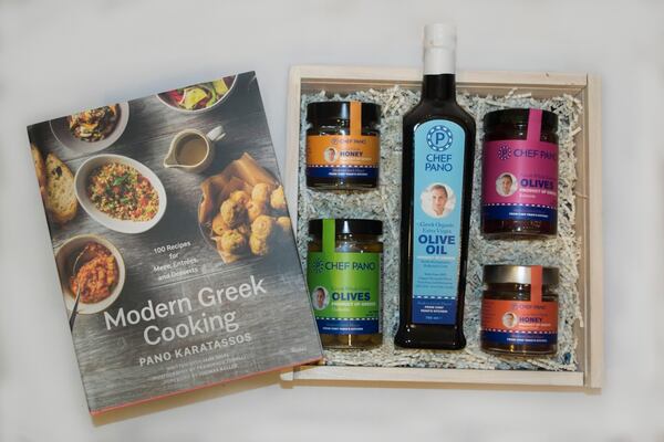 Greek culinary gift box from Pano I. Karatassos