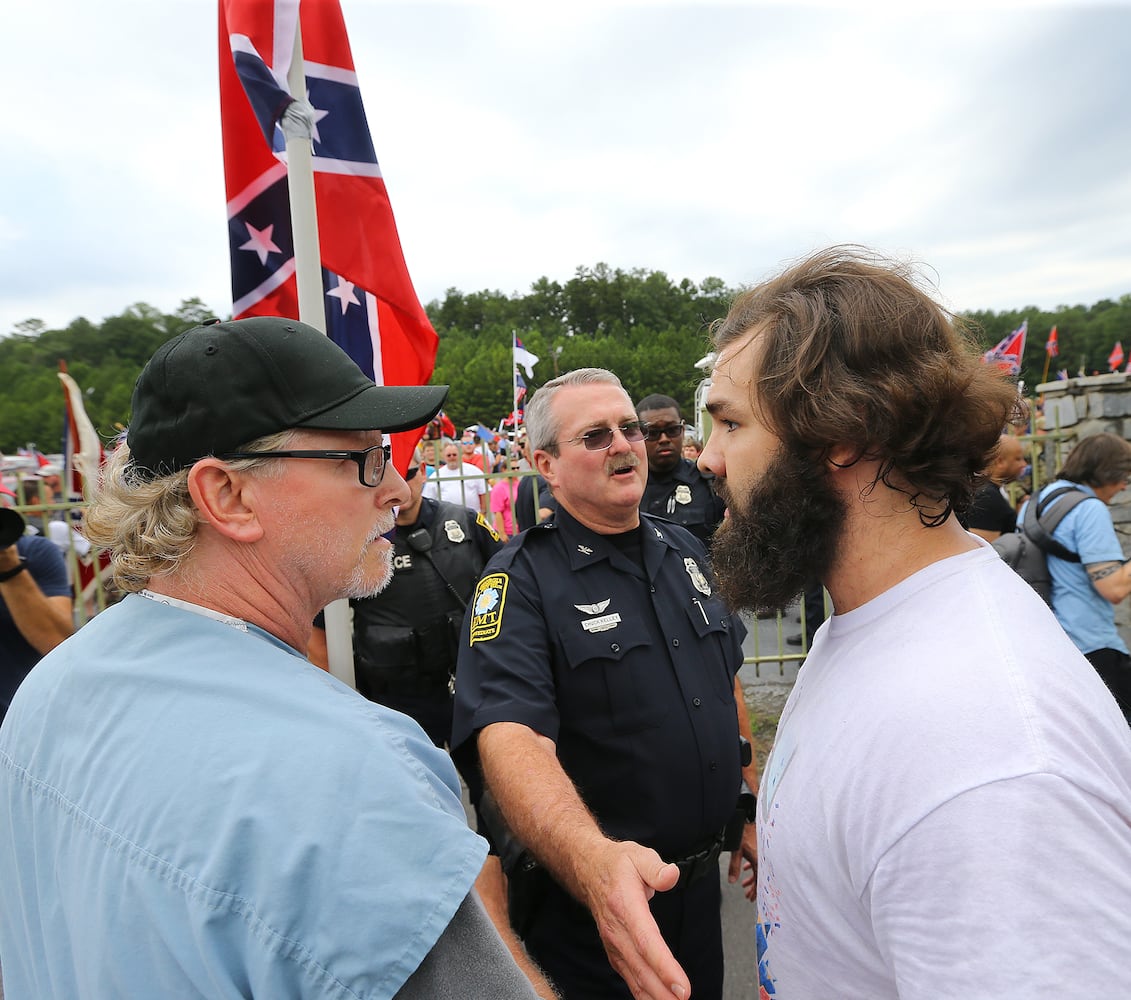 Confederate flag rally