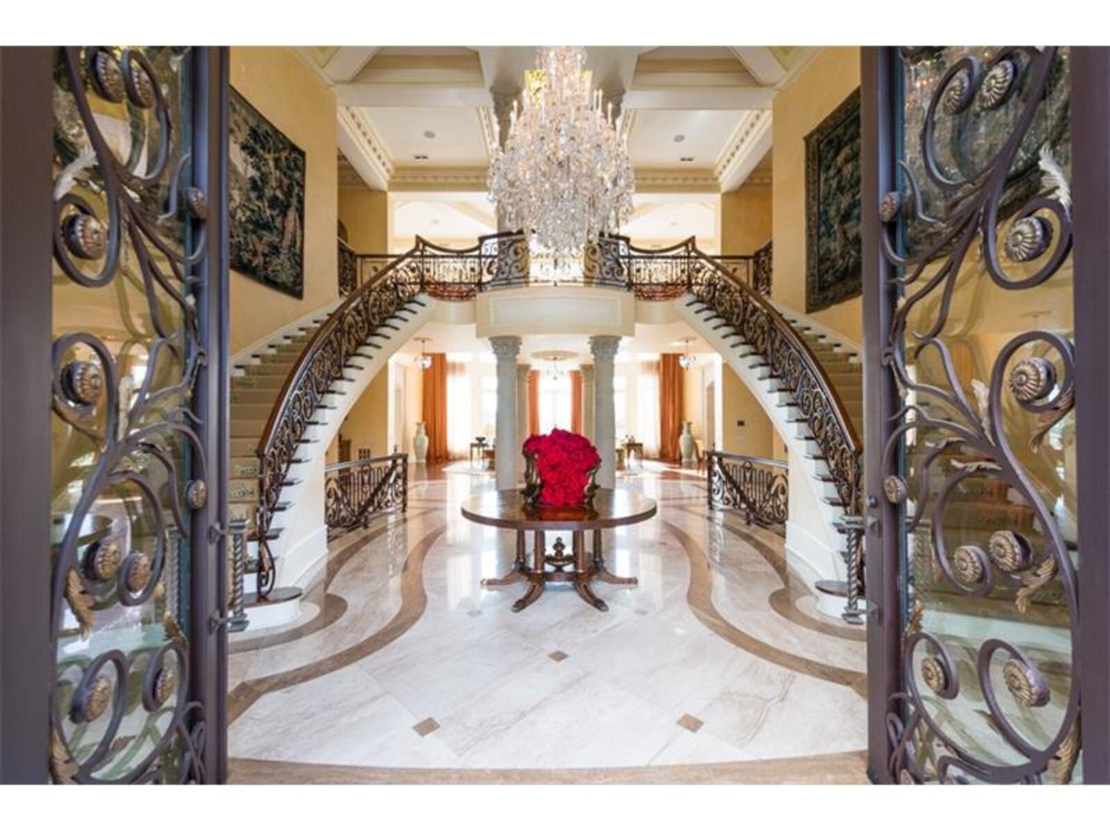 The entrance to the home. Photos: Atlanta Fine Homes Sotheby's International Realty