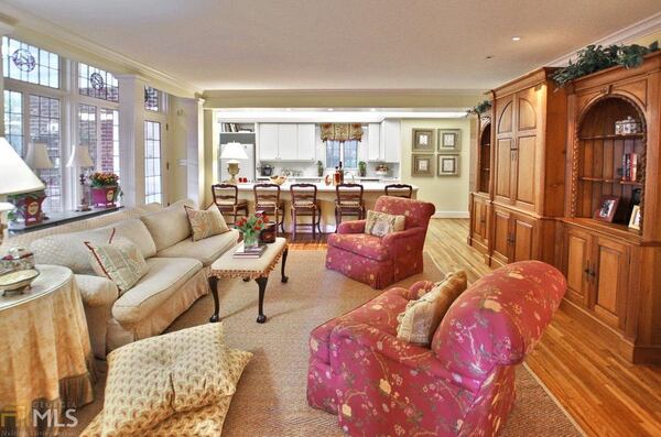 The home at Springdale Road is described as "one of the most elegant homes in Druid Hills."