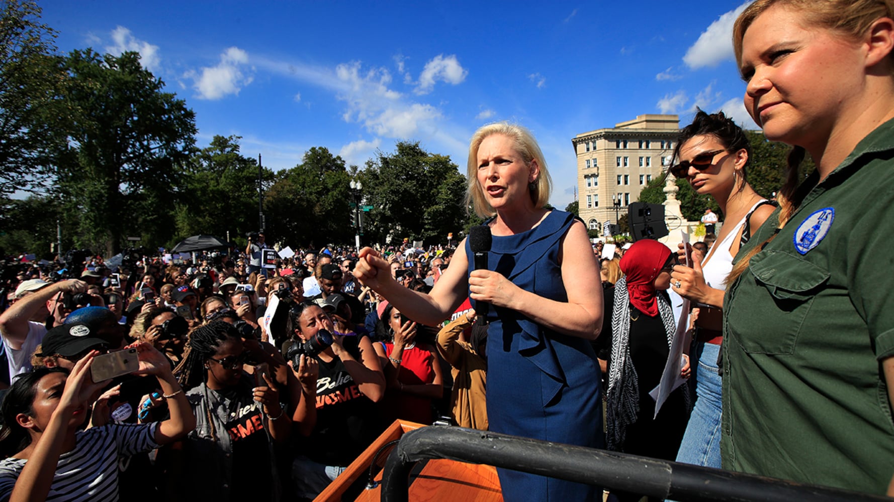 Thousands of protesters rally on Capitol Hill