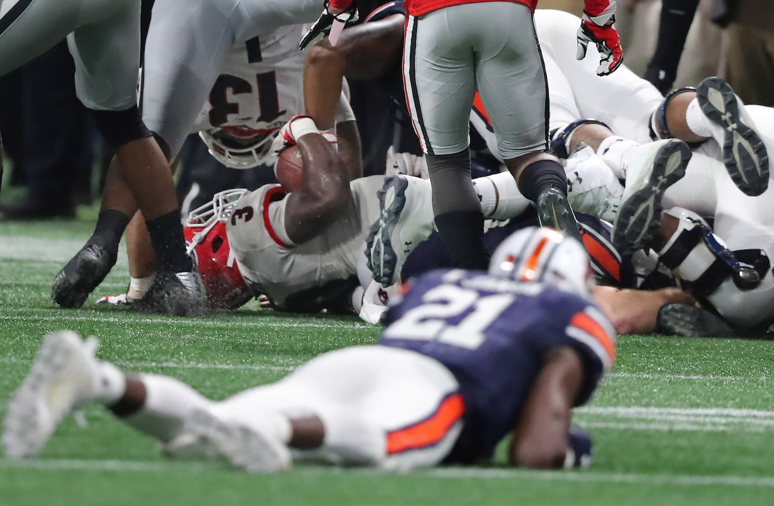 Photos: Georgia handles Auburn in rematch, wins SEC title