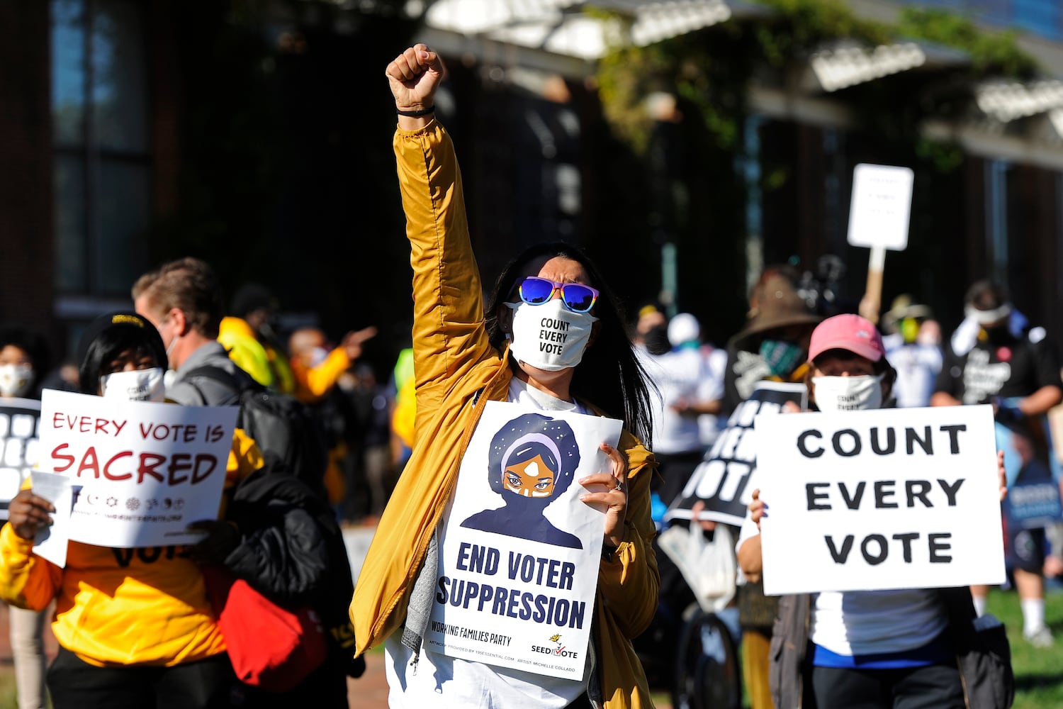 Photos: U.S. Protests over vote counting continues