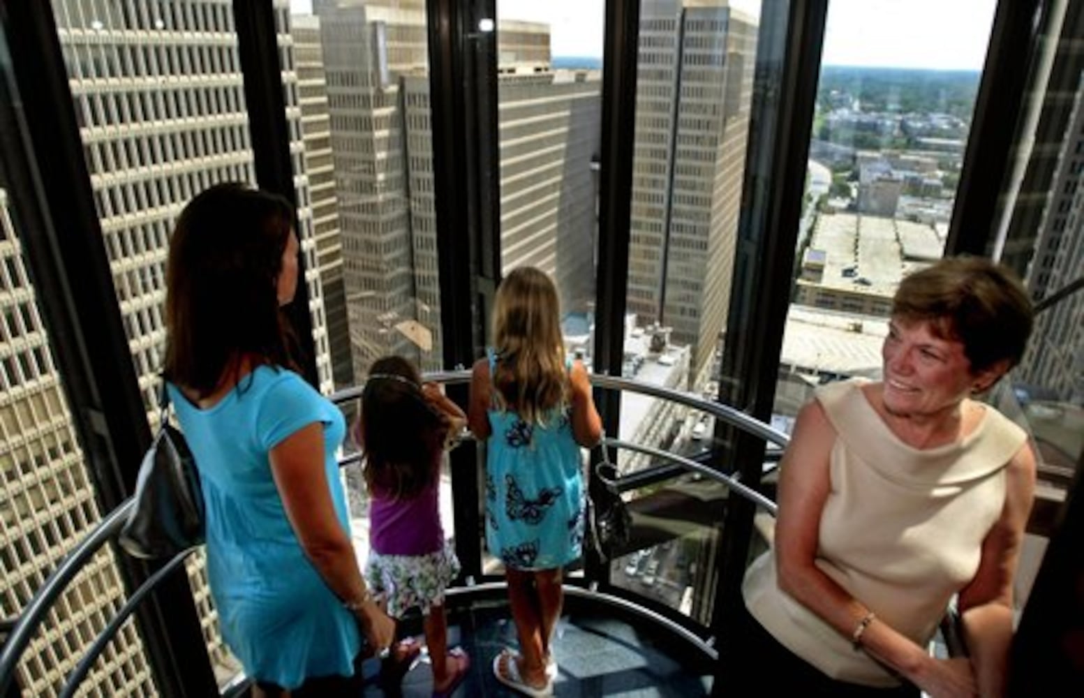 Westin Peachtree Plaza's scenic elevator reopens