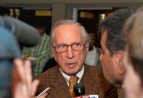 Former U.S. senator Sam Nunn in 2015. (AJC file photo)