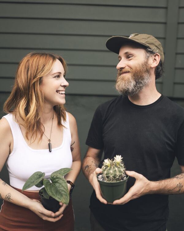 Libby Hockenberry and Cary Smith are the owners of two locations of the plant shop the Victorian Atlanta and knowledgeable about how to decorate with houseplants and choose the perfect plant for your needs. Courtesy of Daniel Stabler/The Victorian Atlanta