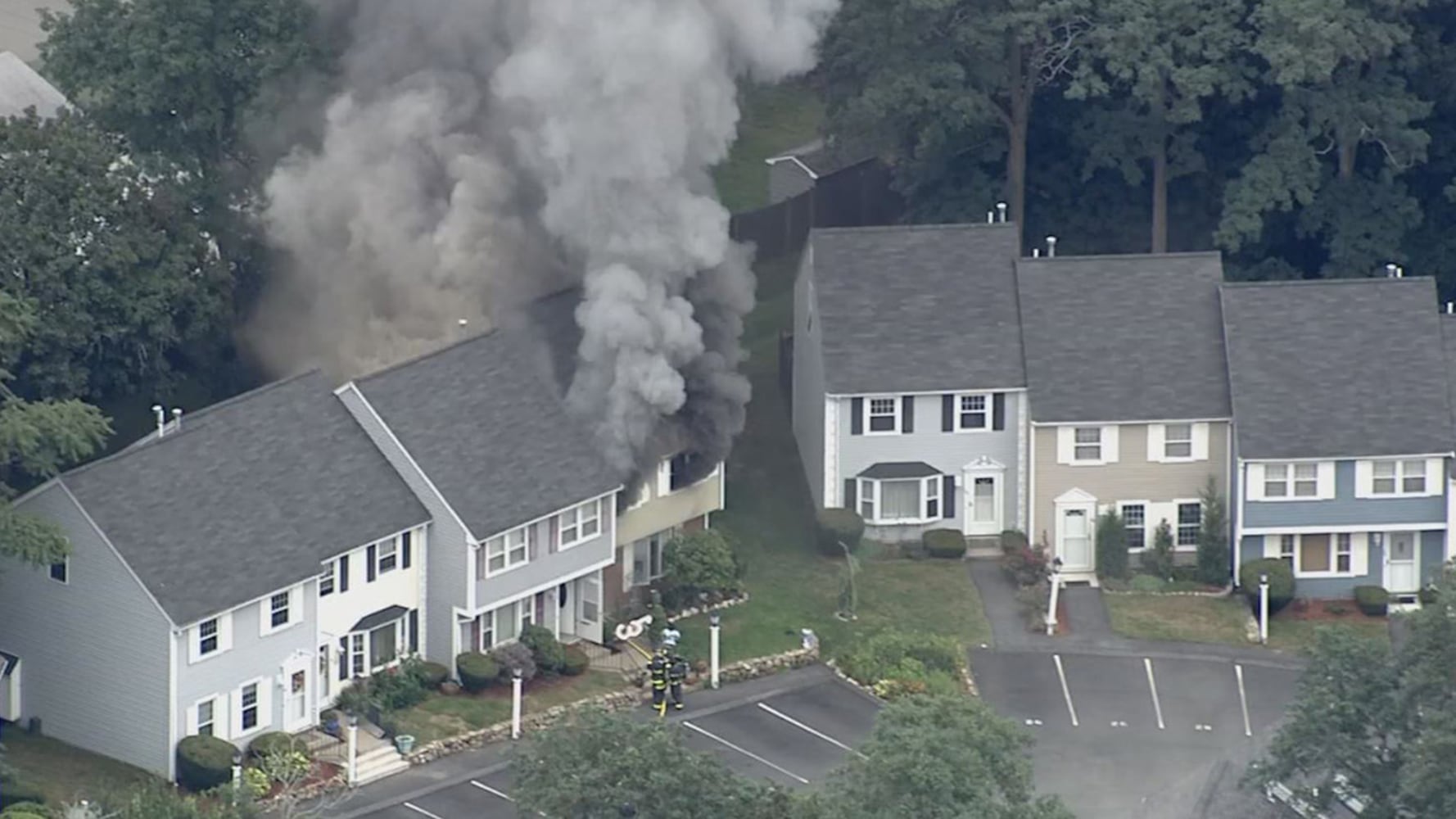 Photos: Fires and explosions destroy homes near Boston