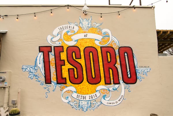 Taqueria el Tesoro exterior.