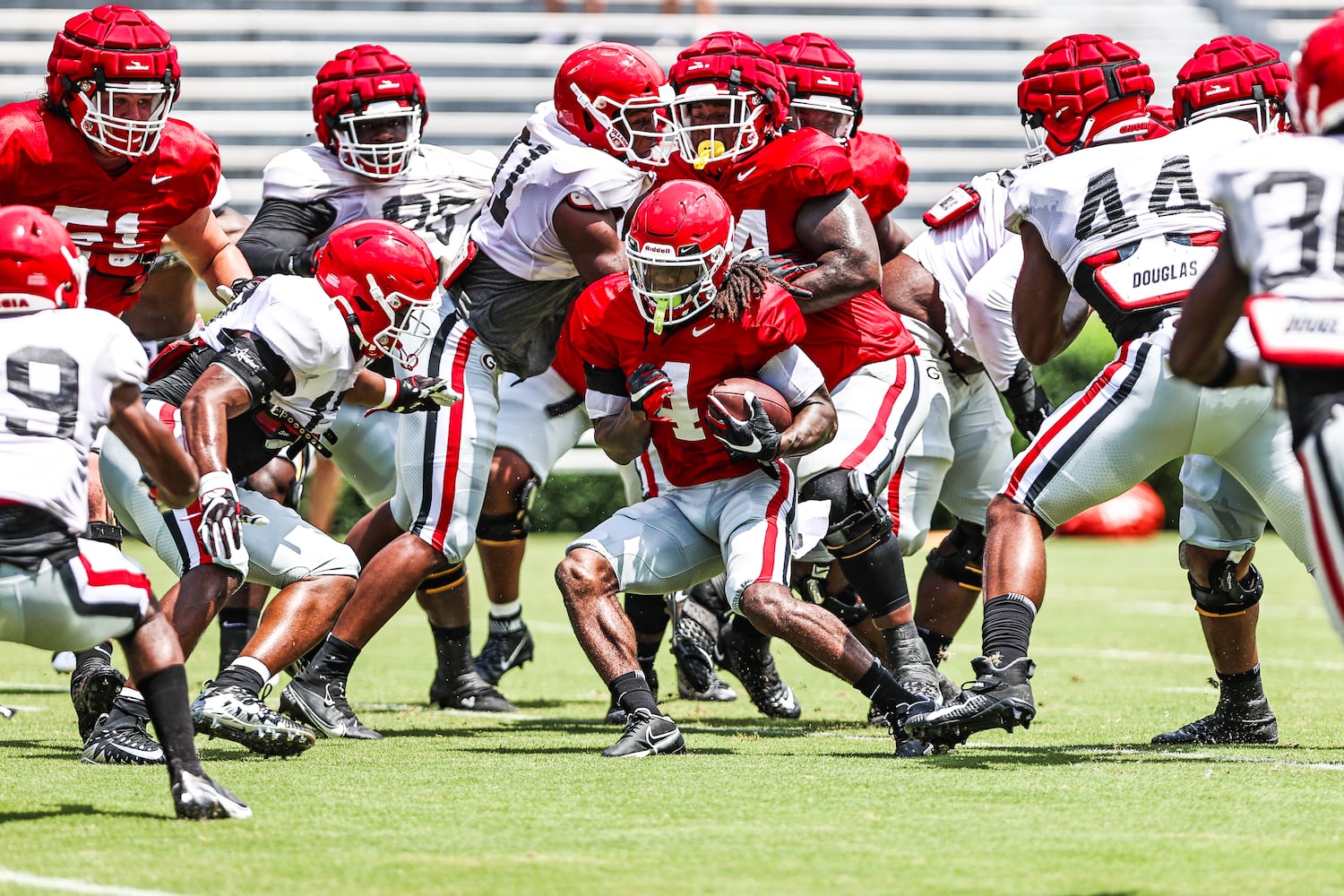 Georgia football practice