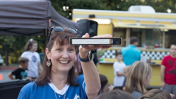 Rocky Mount Elementary School Principal Peggy Fleming recently opened a time capsule at the school from 1999. 