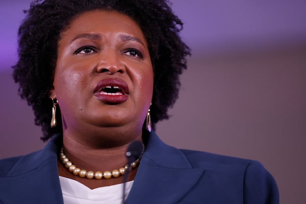 Stacey Abrams teased another run for public office during a recent appearance on the Drew Barrymore show. (Miguel Martinez/The Atlanta Journa-Constitution)