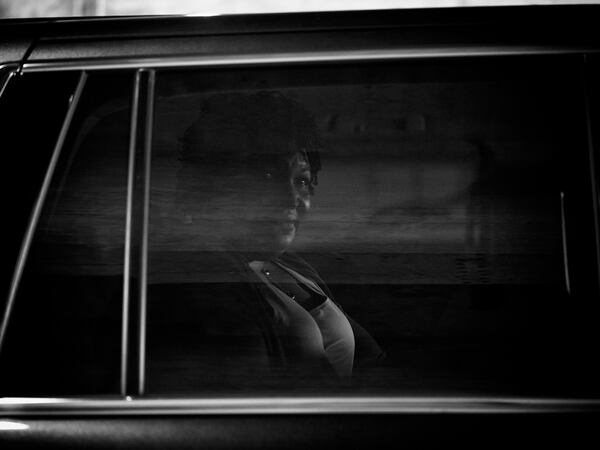 Atlanta-based photographer Sheila Pree Bright's "A Quiet Moment with Stacey Abrams (Governor Race 2018)."
Photo credit: Spelman College Museum of Fine Art