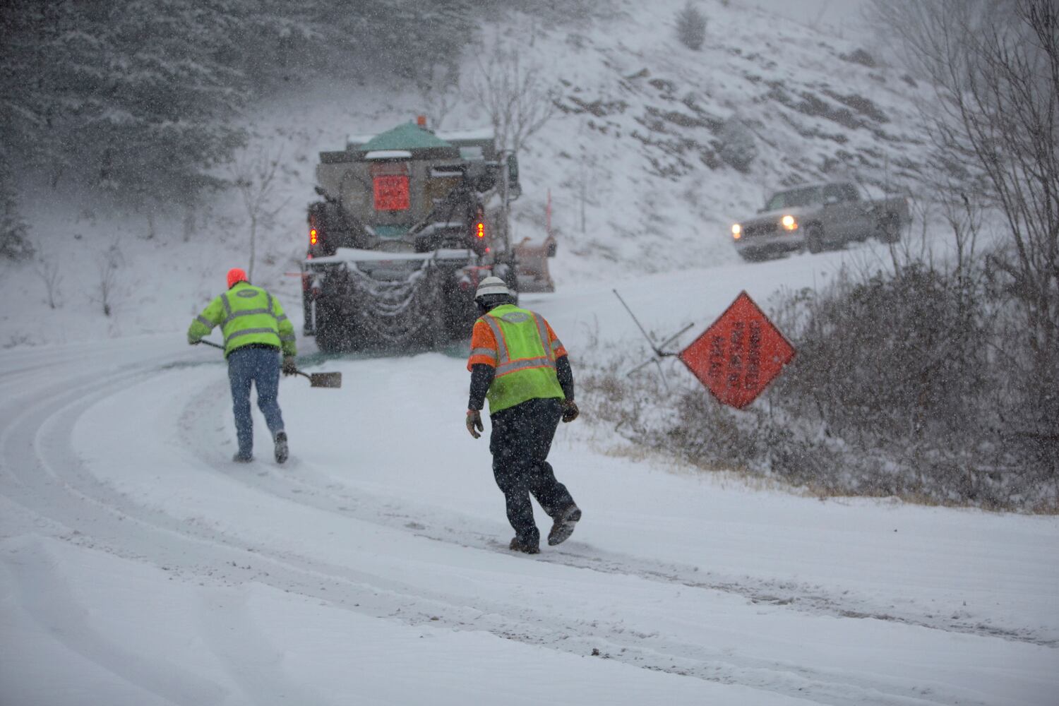 Photos: Winter storm blankets South in snow, ice