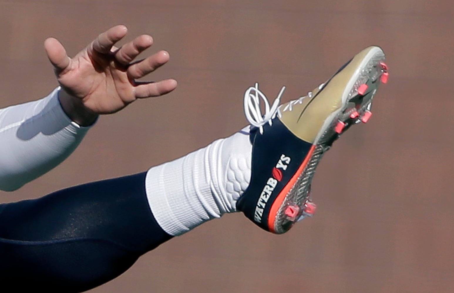 NFL players wear unique cleats