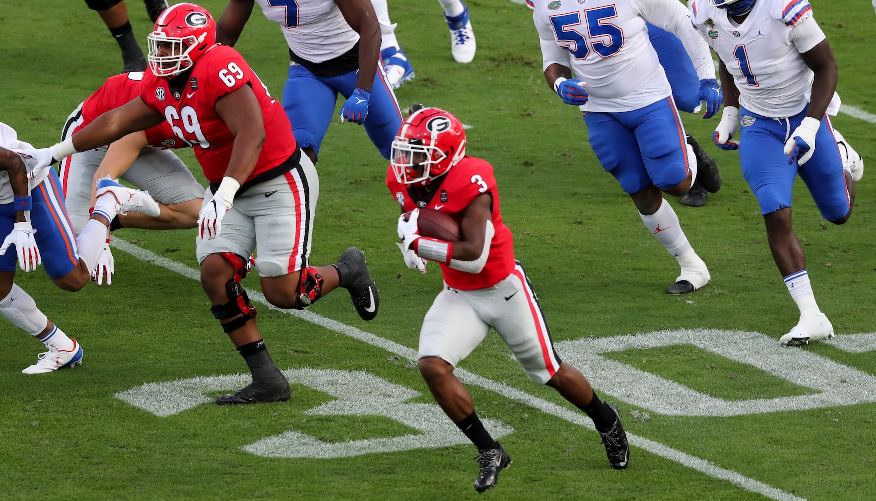 Georgia-Florida game day in Jacksonville