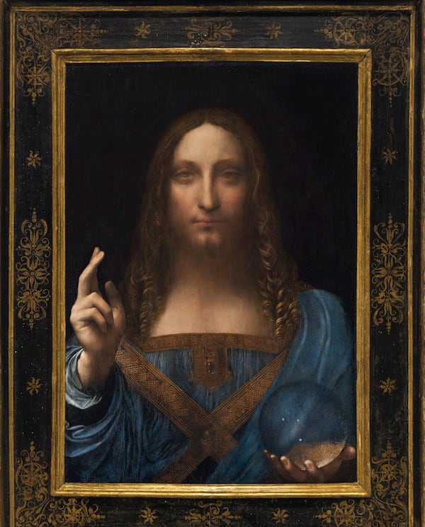 Leonardo da Vinci’s ‘Salvator Mundi’ was rediscovered in 2005, restored, then unveiled in 2011. Chistie’s of New York is auctioning it on Nov. 15.