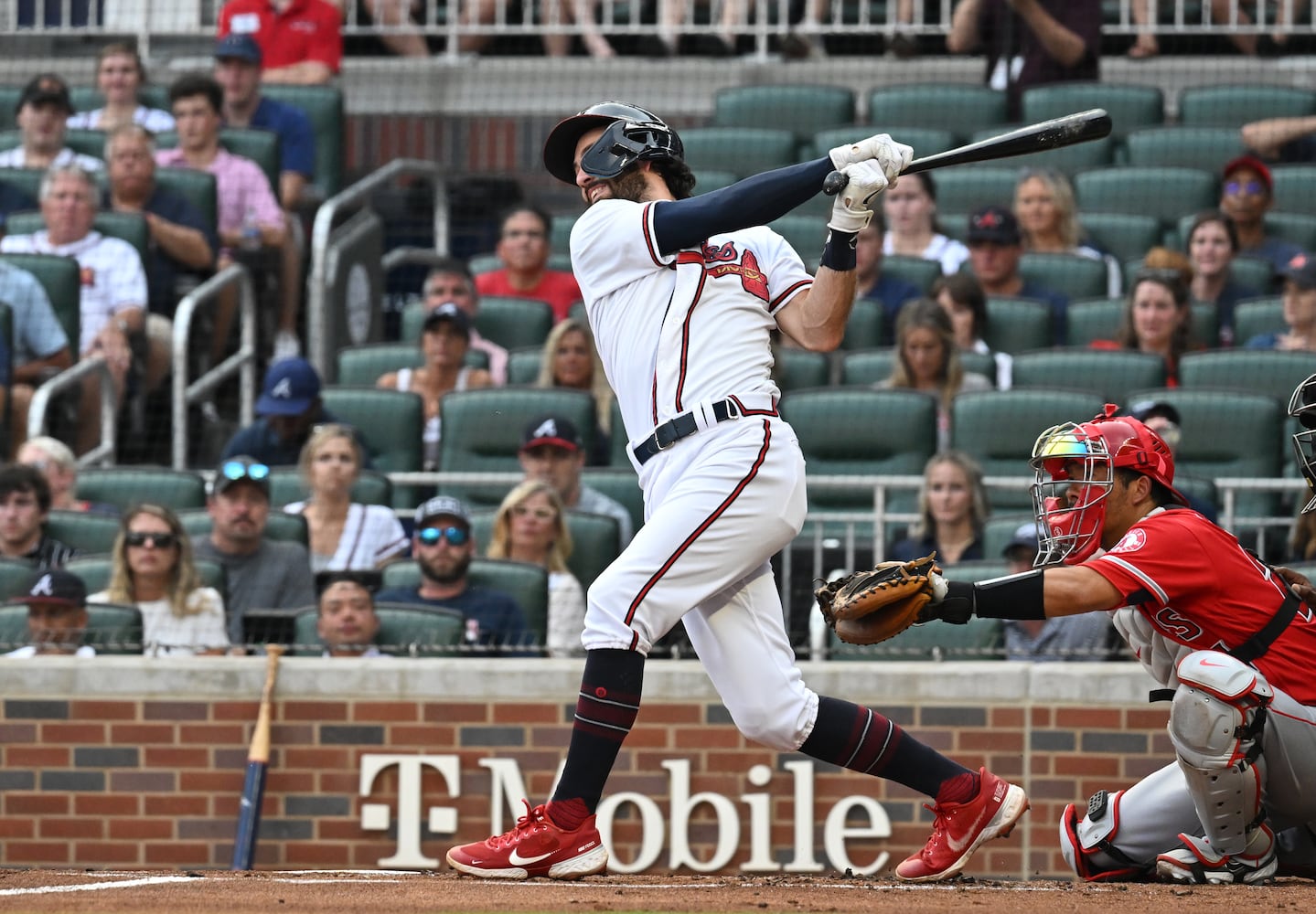 Braves-Angels Saturday photo