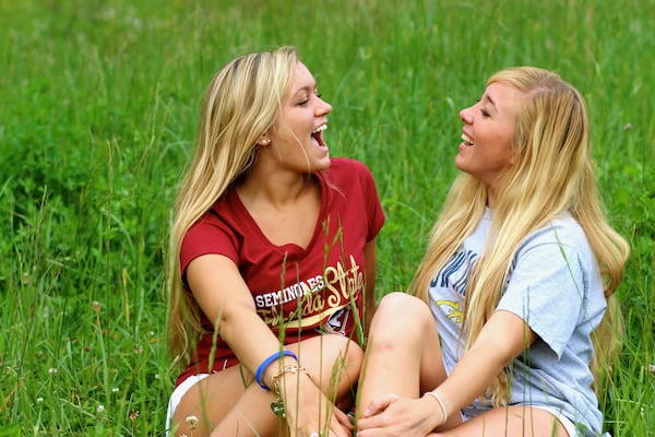 Audrey Benson and Maura Binkley met as Girl Scouts in the third grade and were best friends from then on. They went to different schools but maintained their close relationship, talking and texting often. Photos: Rachel Wolfson