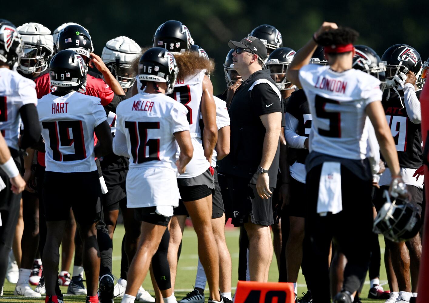 Frist day of Falcons training camp