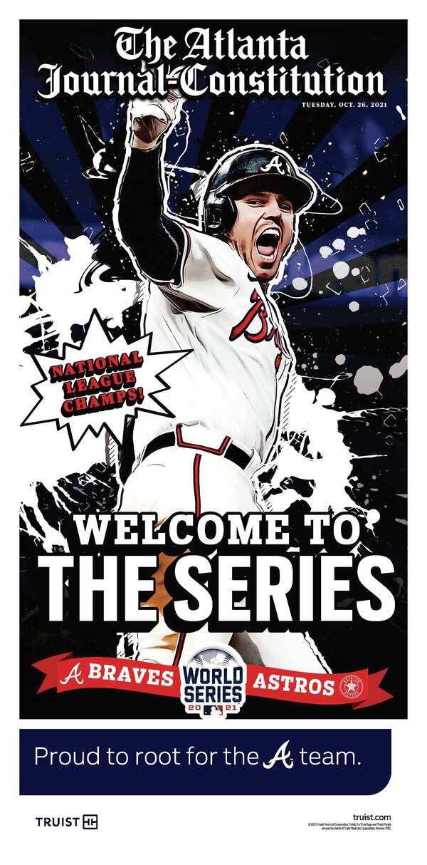 Own a piece of history - Expanded World Series section in Tuesday AJC