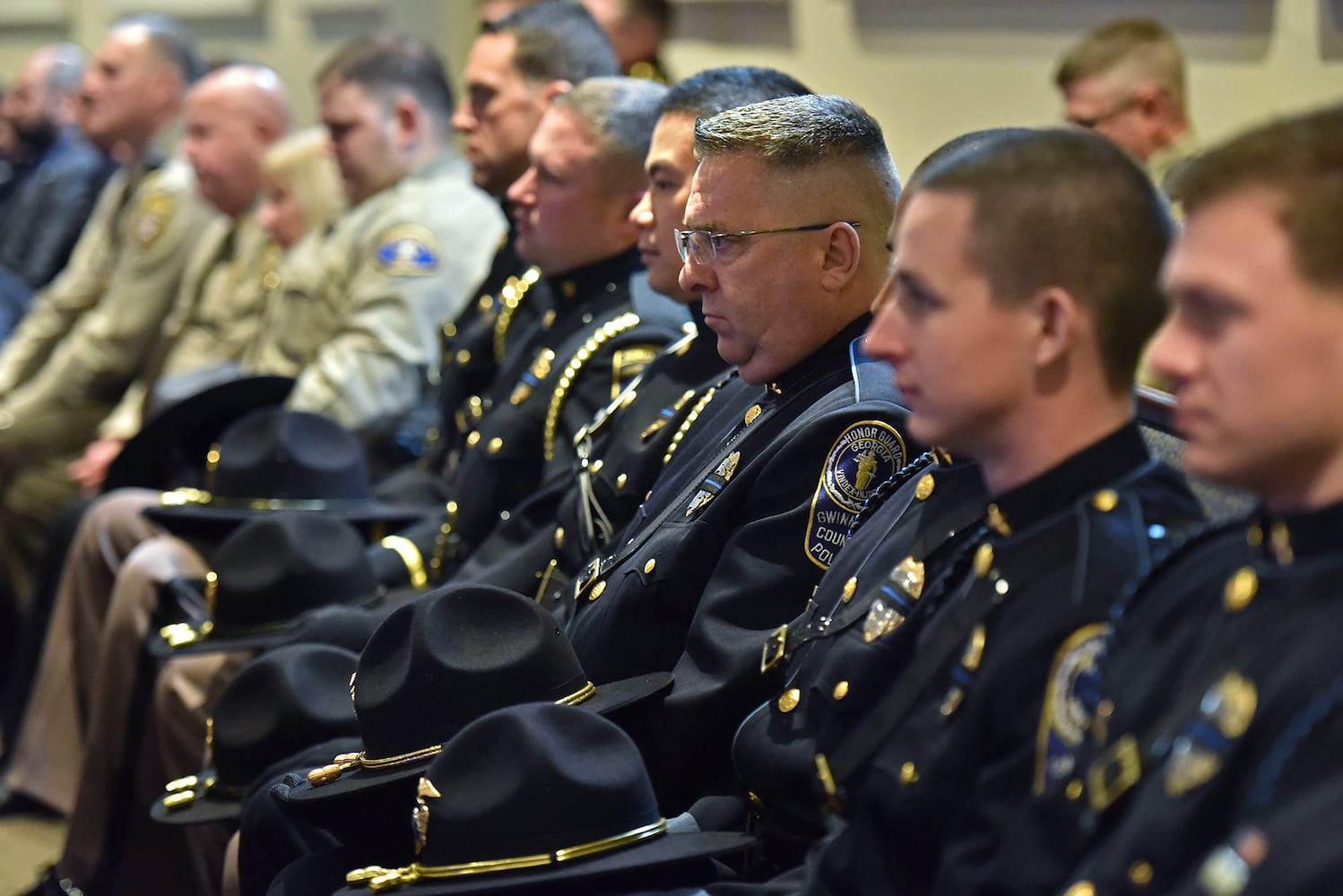 Photos: The funeral for Henry officer Michael Smith