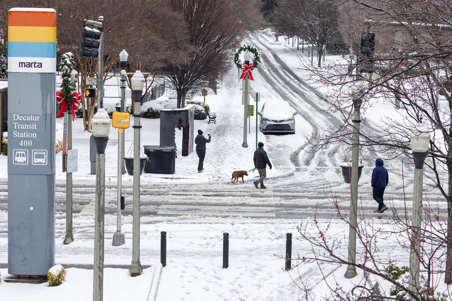 PHOTOS: Snow storm hits Atlanta
