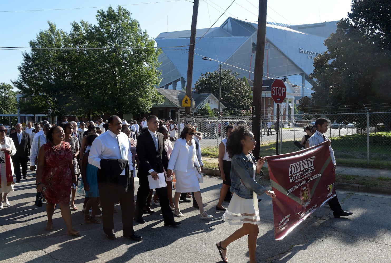 Friendship Baptist Church holds first service in new space