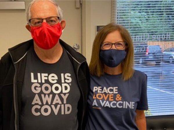 Virginia Pasquarelli and her husband Joe participated in vaccine trials.