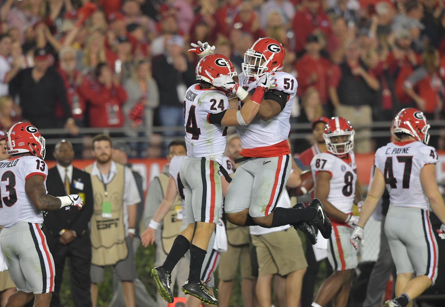 Photos: Bulldogs outlast Sooners in Rose Bowl