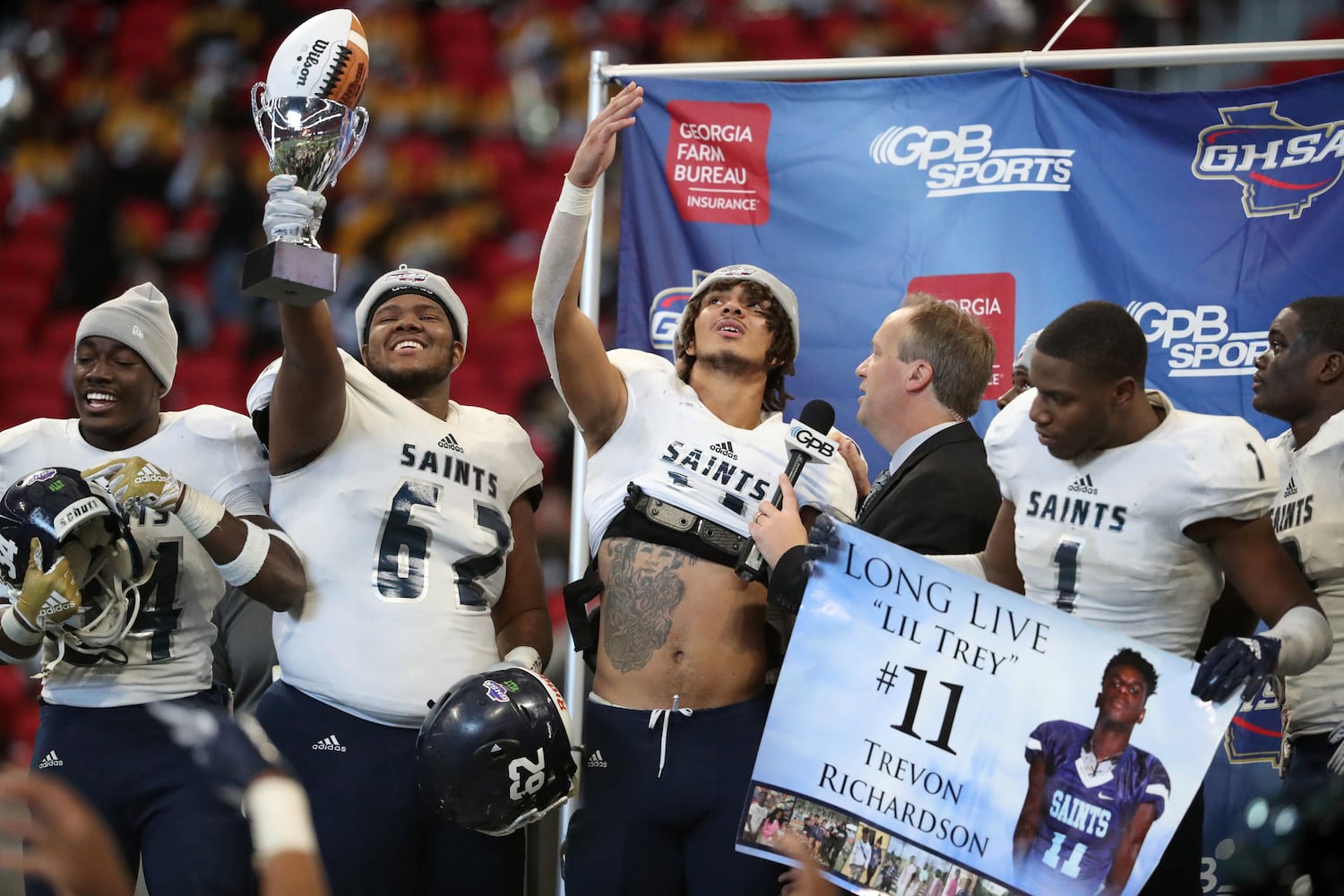 Photos: Day 1 of HS state title games at Mercedes-Benz Stadium