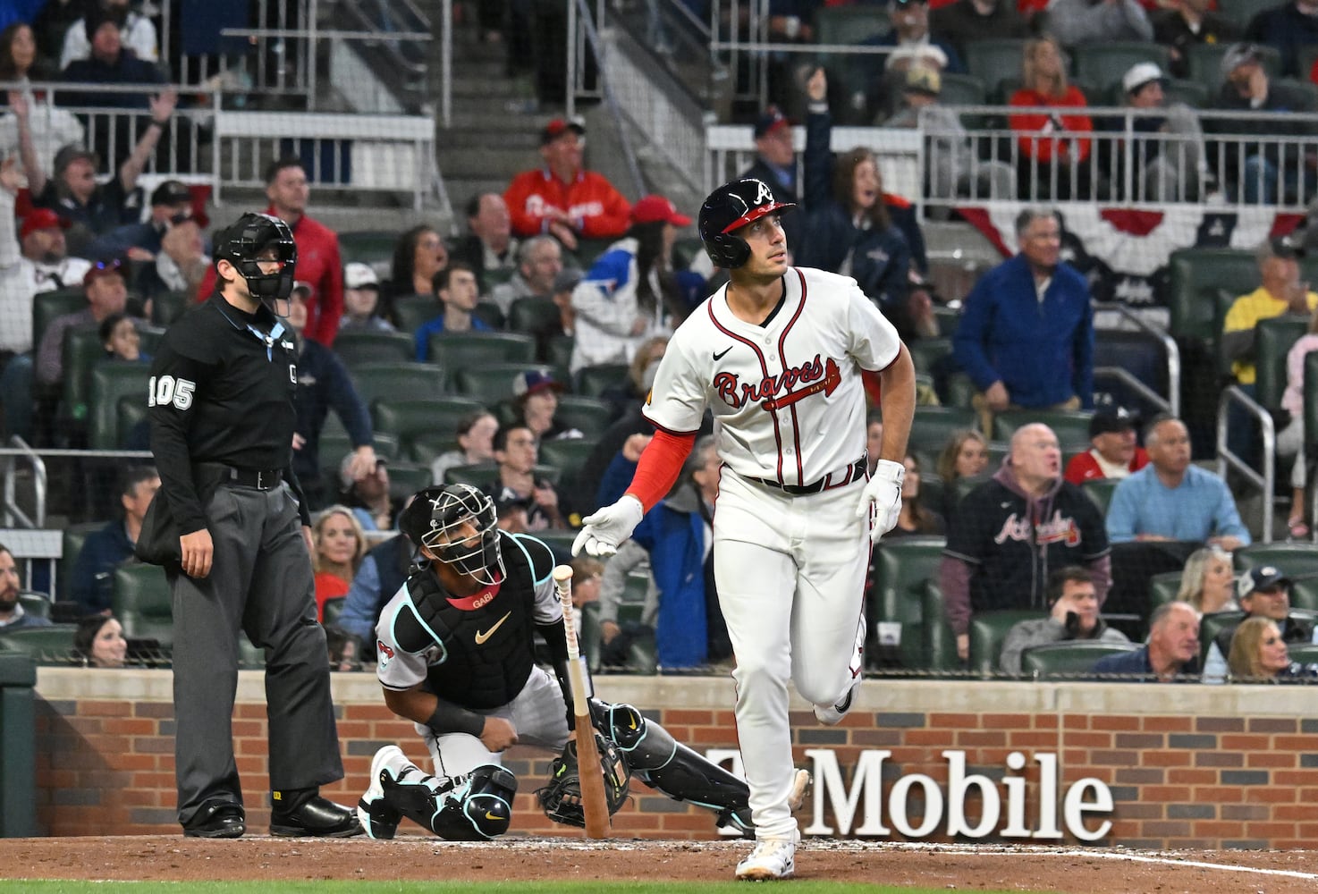 Braves vs. D'Backs home opener