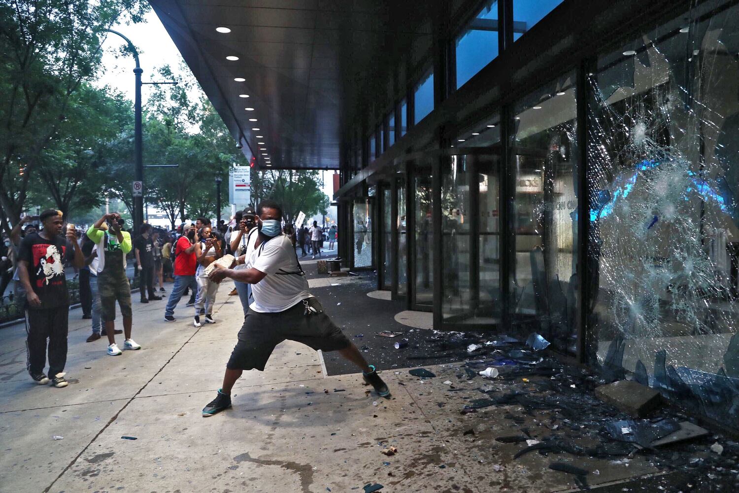 PHOTOS: Atlanta rally against police violence draws hundreds downtown