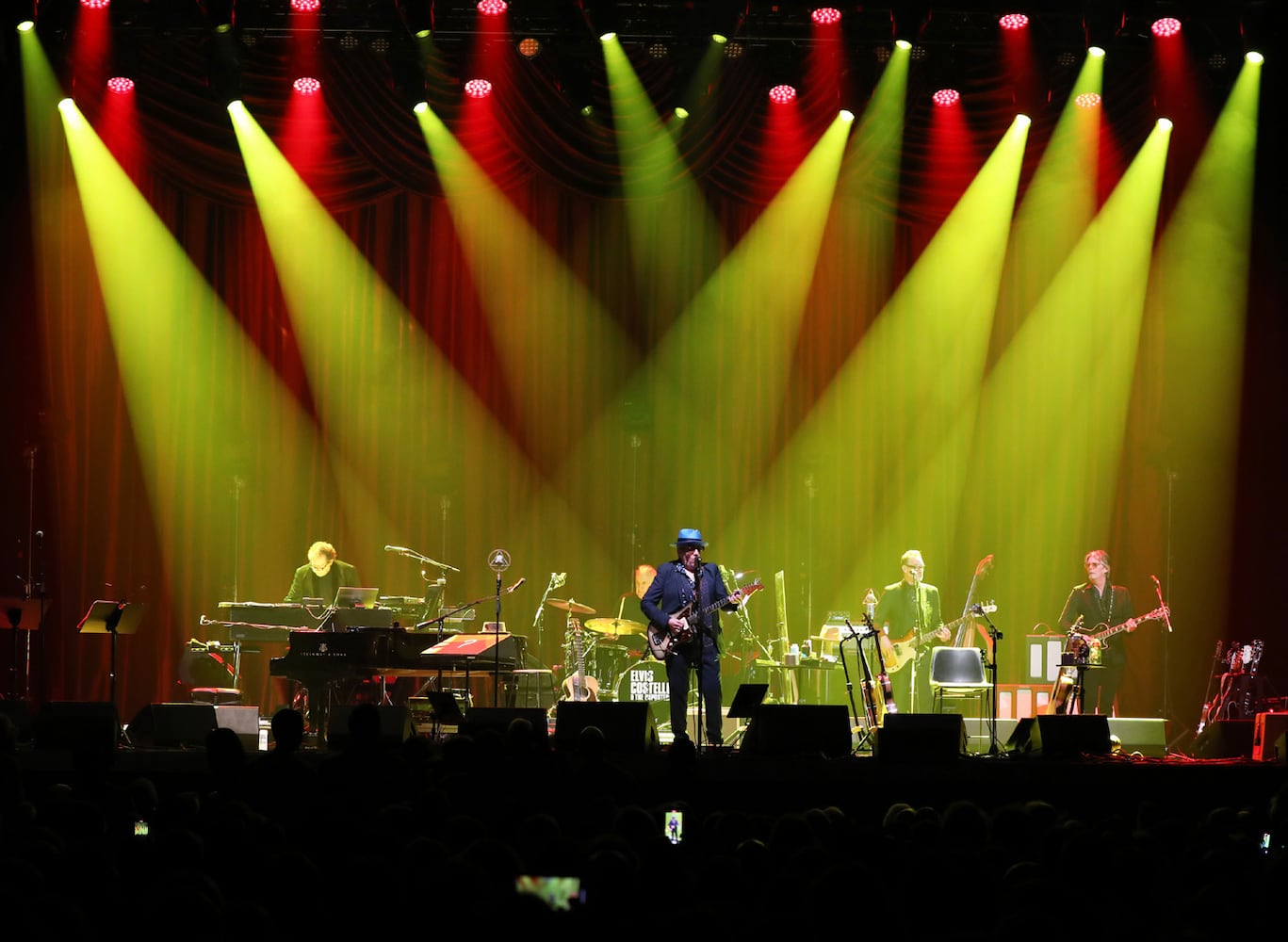 Elvis Costello & the Imposters, featuring Charlie Sexton on guitar, rocked the sold out Coca Cola Roxy Theatre on Tuesday, January 30, 2024.
Robb Cohen for the Atlanta Journal-Constitution