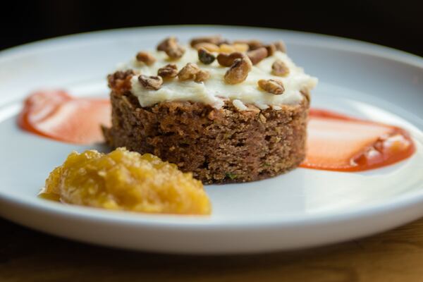  Zucchini cake from Double Zero. CONTRIBUTED BY HENRI HOLLIS