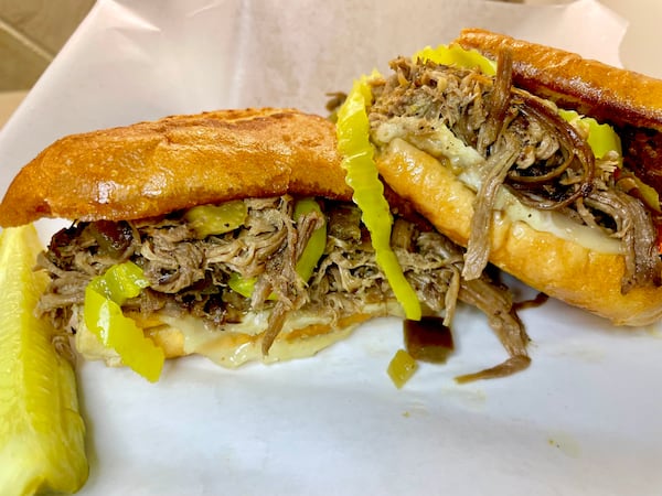 Chicago Italian beef at Motorboat / Angela Hansberger for the AJC