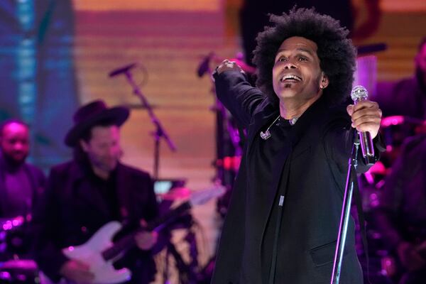 Maxwell performs at Soul Train Music Awards at the Apollo Theater on Saturday, Nov. 20, 2021, in New York. (Photo by Charles Sykes/Invision/AP)