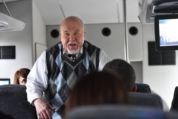 Tom Houck leads a Civil Rights Tours company in Atlanta. File photo. HYOSUB SHIN / HSHIN@AJC.COM