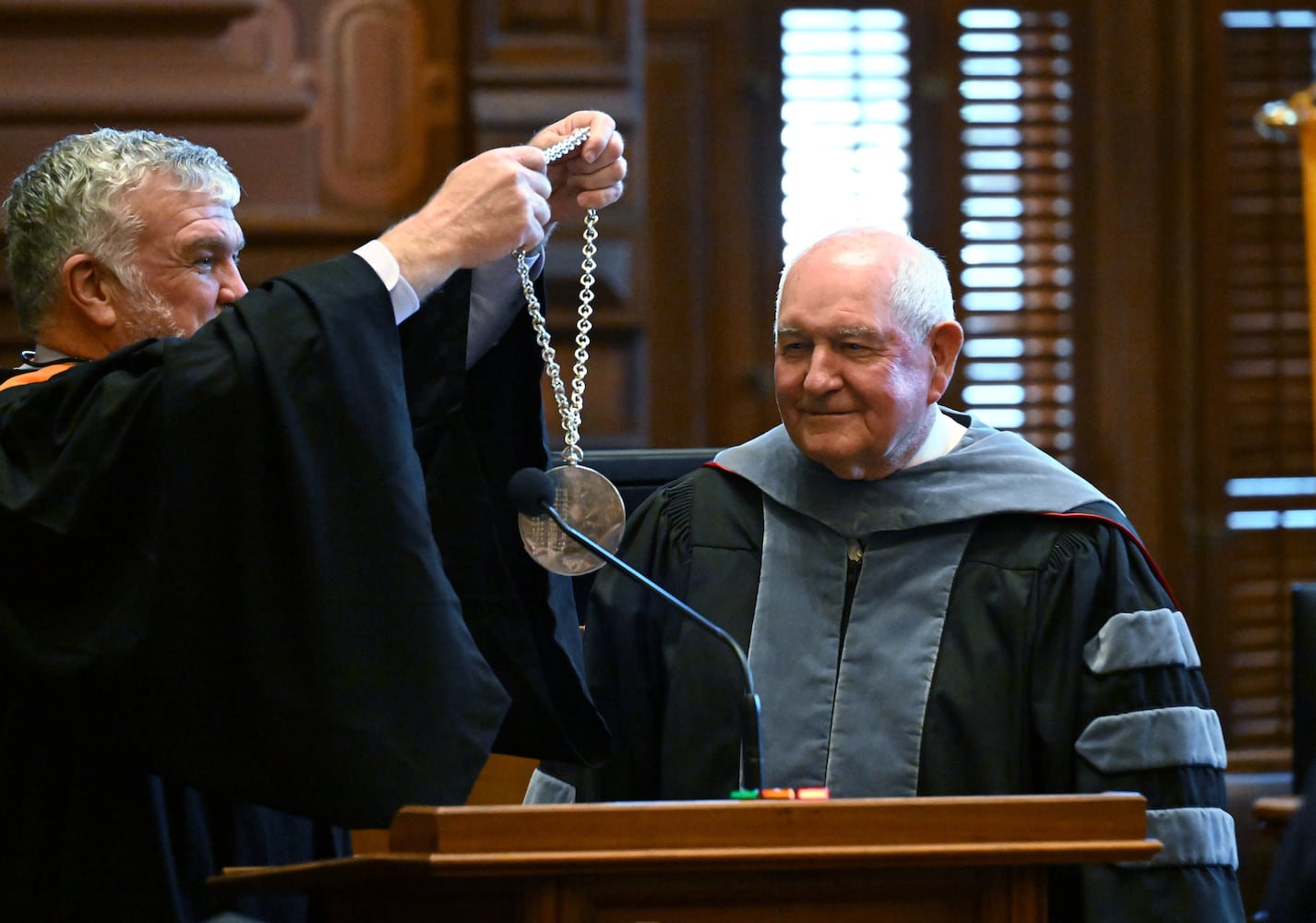 Inauguration held for university system chancellor Sonny Perdue