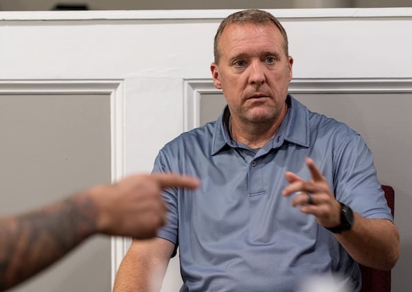 Billy Jones, a deputy with the Glasscock County Sheriff’s Office for 22 years, said he became a peer counselor to first responders because it was something he wanted access to for himself. Ben Gray for the Atlanta Journal-Constitution