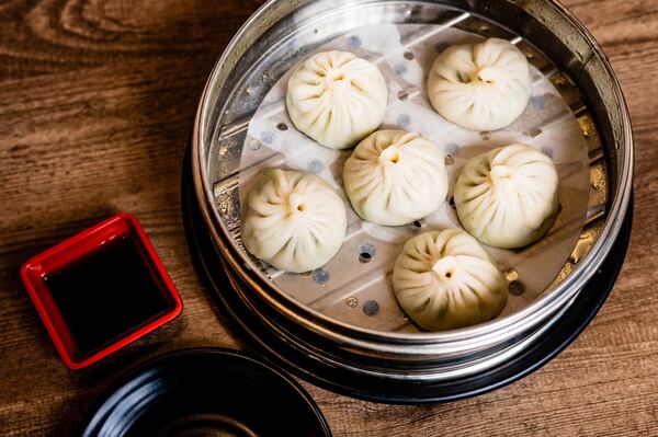 The steamed chive and egg buns at Yunnan Crossing Bridge Rice Noodle are under the “authentic dim sum” section of the menu. CONTRIBUTED BY HENRI HOLLIS