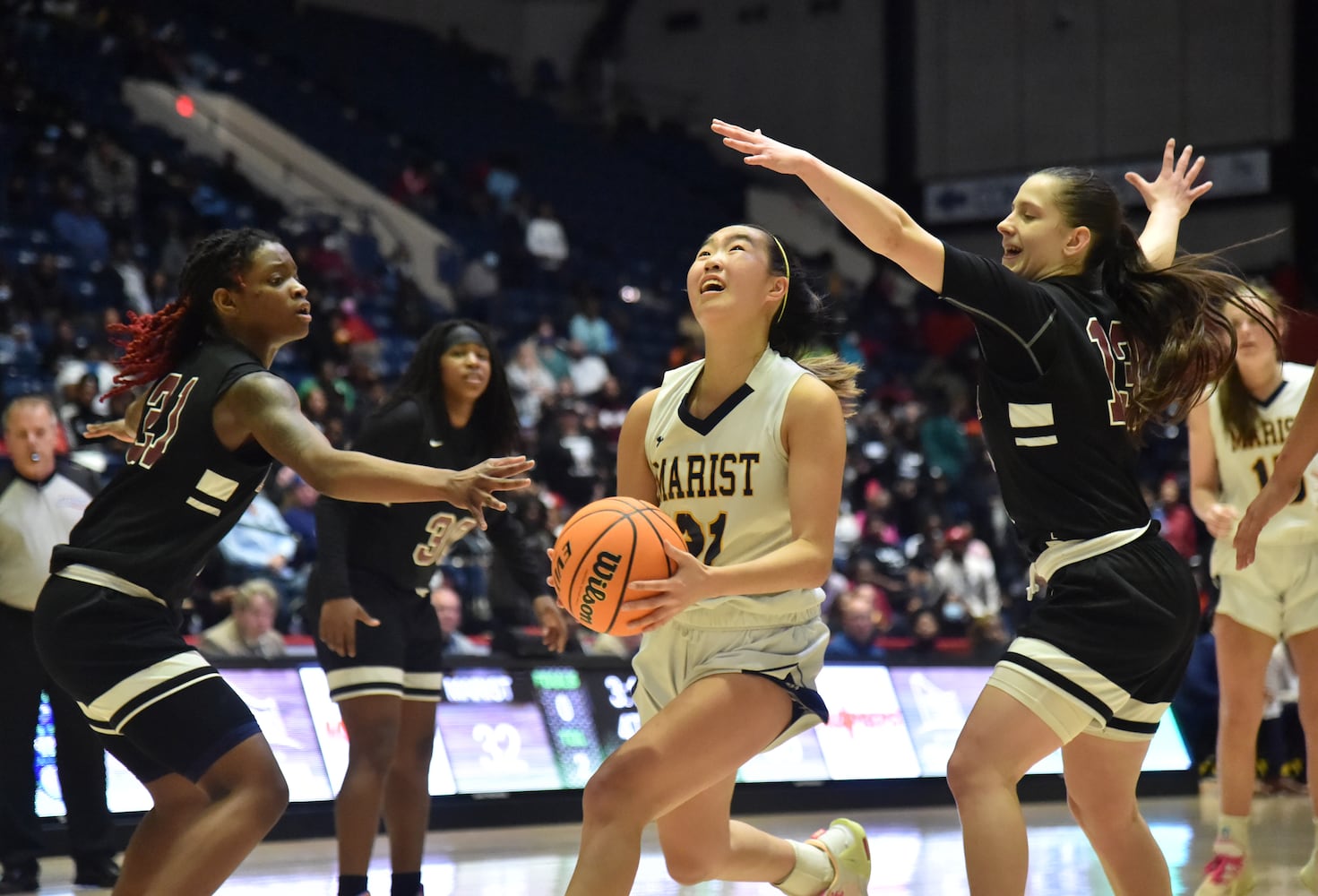 basketball finals: Luella vs. Marist girls