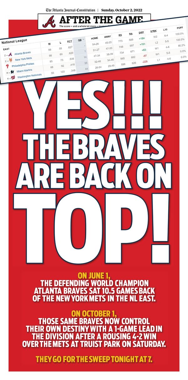 Atlanta Journal-Constitution's digital coverage of the Braves