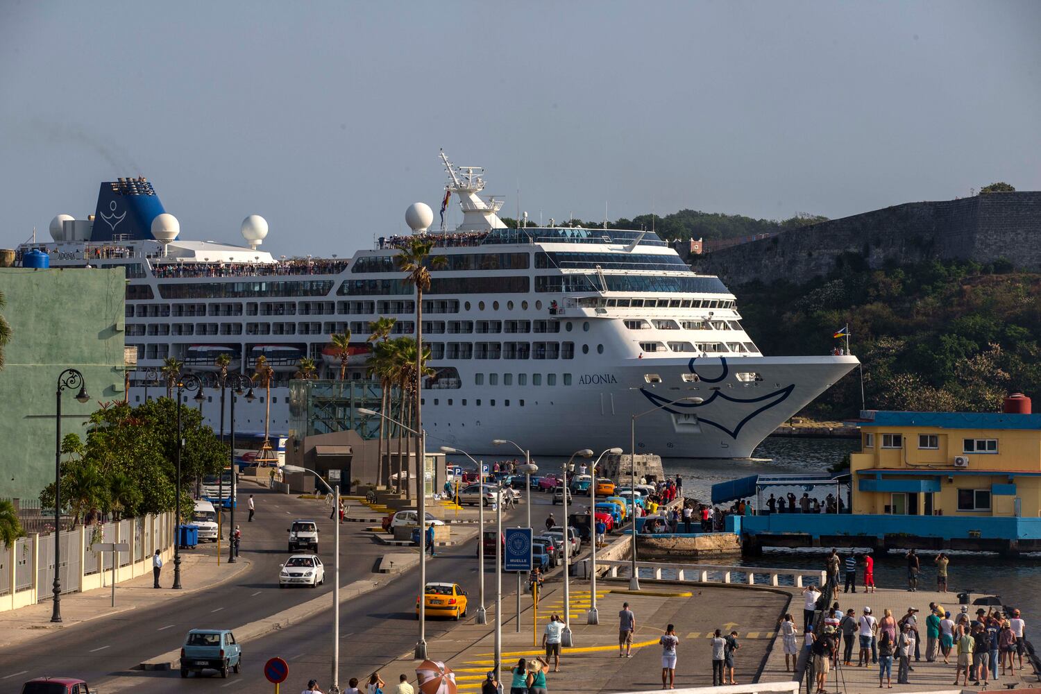 First U.S. cruise in decades arrives in Cuba