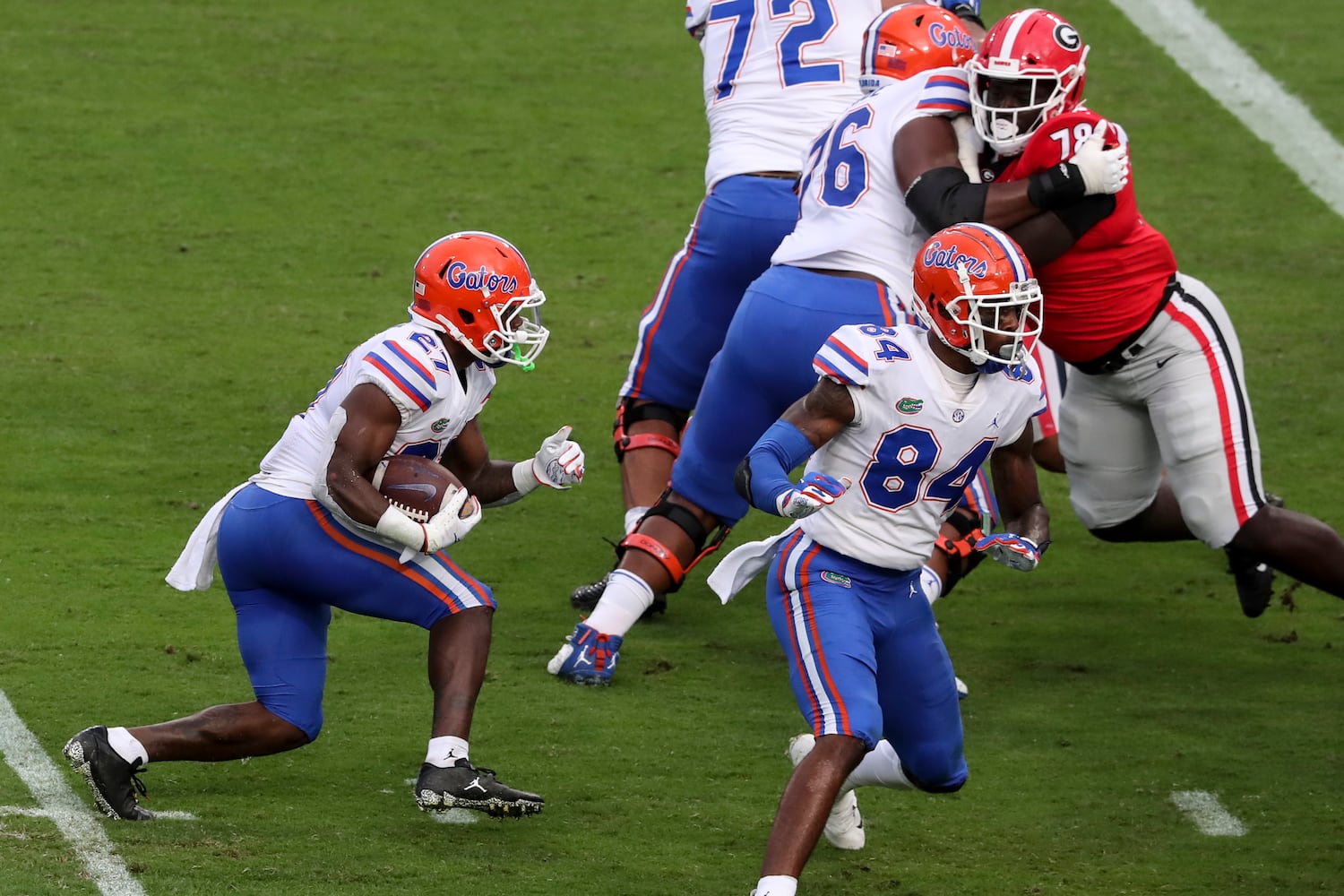 Georgia-Florida game day in Jacksonville