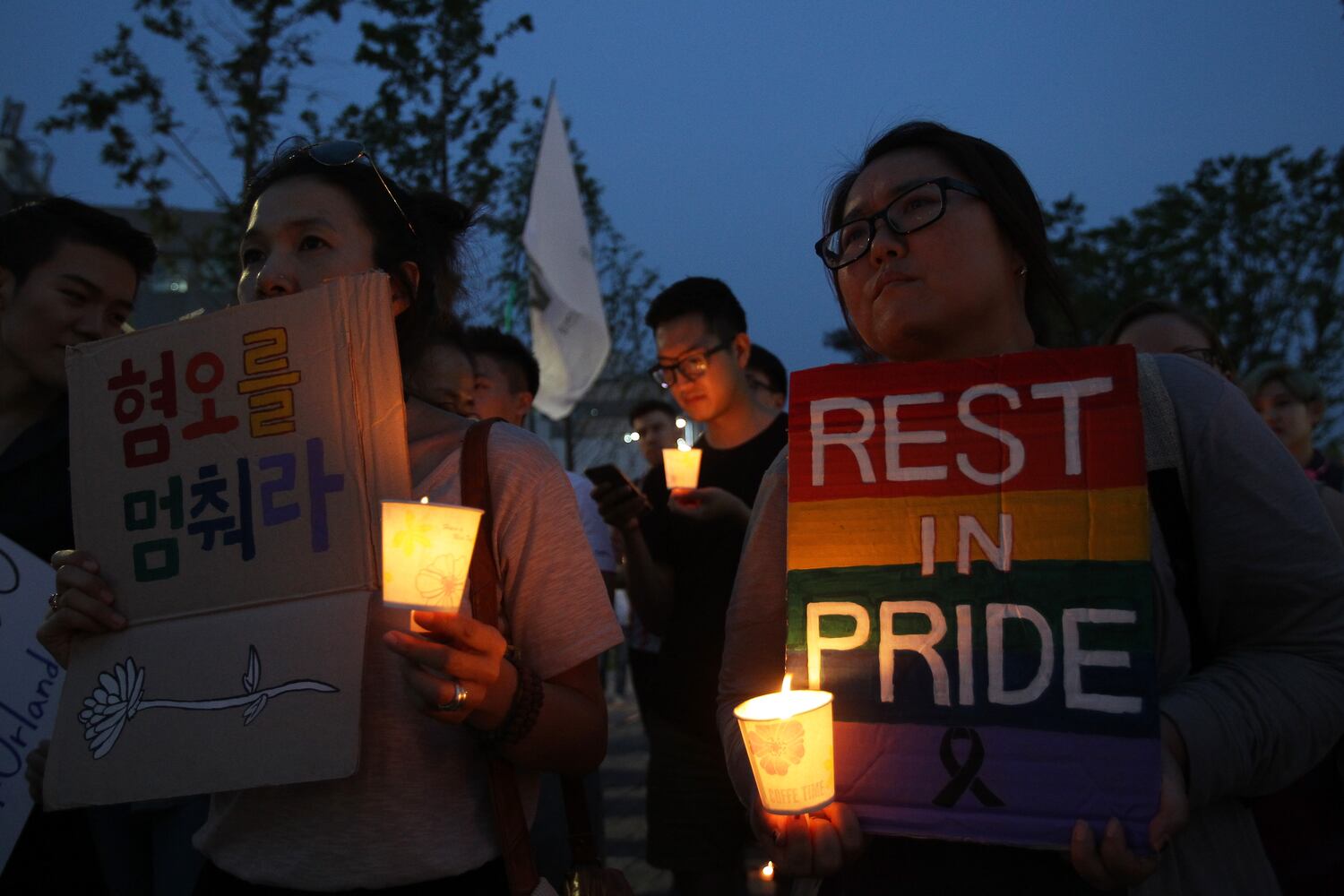 orlando shooting vigils