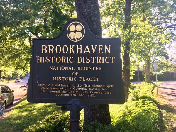 The Historic Brookhaven neighborhood revolves around golf.