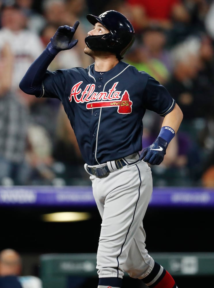 Photos: Braves seek another win over the Rockies