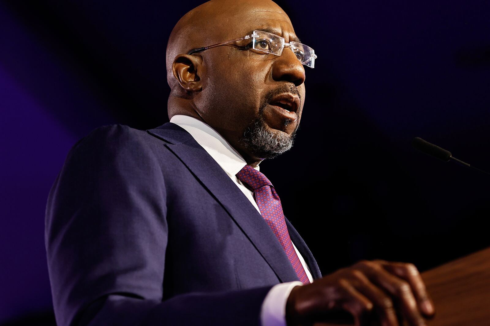 U.S. Sen. Raphael Warnock, D-Ga., continues to push for gun control. (Natrice Miller/The Atlanta Journal-Constitution)