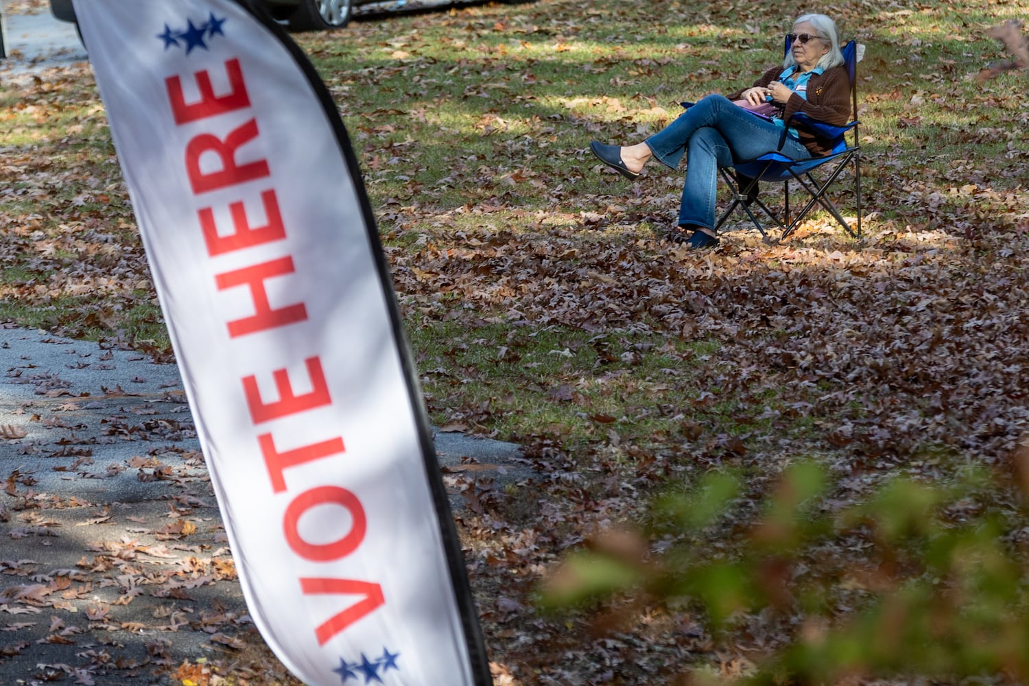 SCENES OF DeKalb  VOTERS 