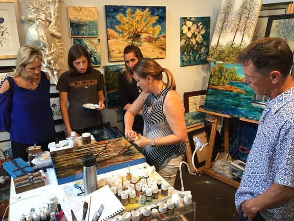 Meet artists from the Tannery Row Artist Colony in Buford as they open up their studios and explain their process.